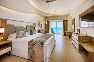 The Ocean Front Junior Suites at the Hotel Riu Palace Aquarelle